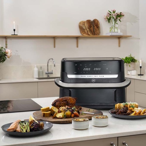 Flex Dual Easy Fry 9 l Sort – Air fryer
