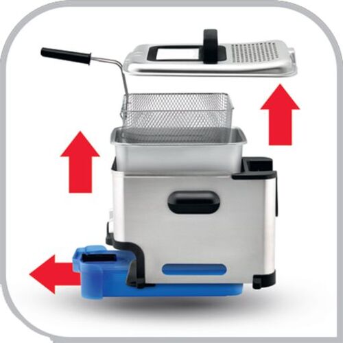 Oleoclean Frituregryde stor med digital timer 