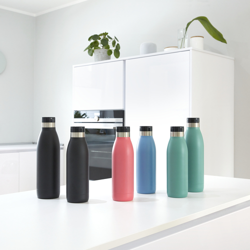 Bludrop Basic Vandflaske i rustfrit stål 0,5 l Sort 
