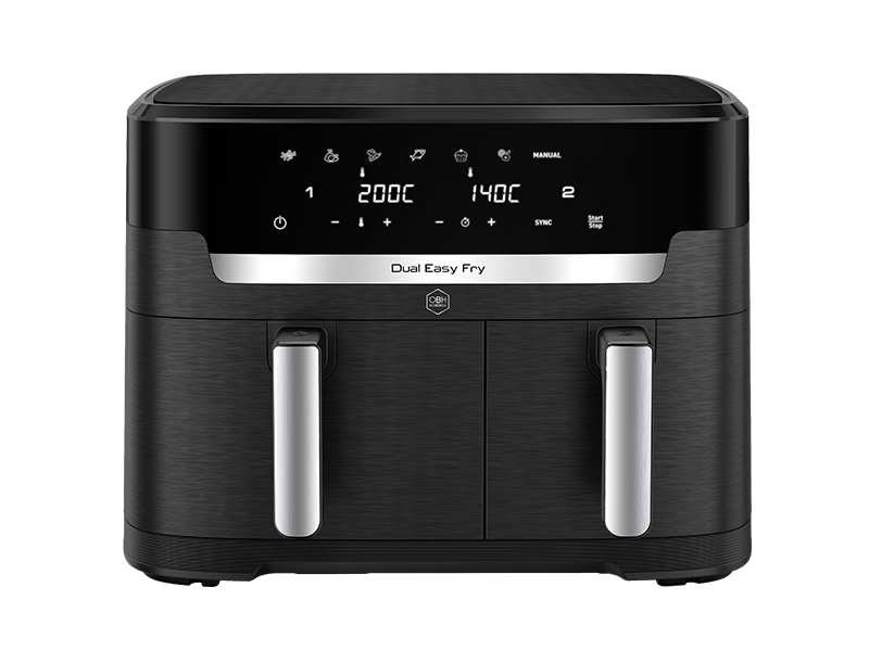 XXL Dual Easy Fry 11 L Sort - Air fryer 