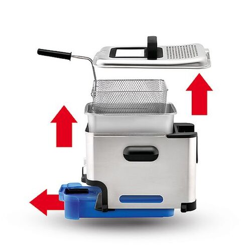 Oleoclean Frituregryde stor med digital timer 