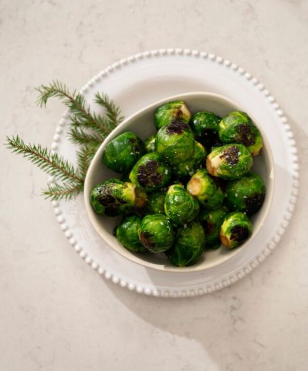 Ristede rosenkål i air fryer