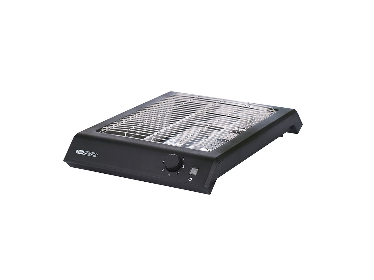 Flat Toaster Black OBH Nordica