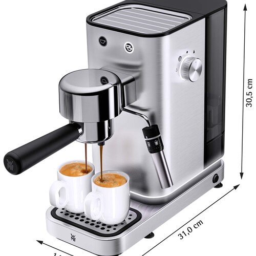Lumero espressomaskine m. indbygget damp-/mælkedyse, 2 programmer 