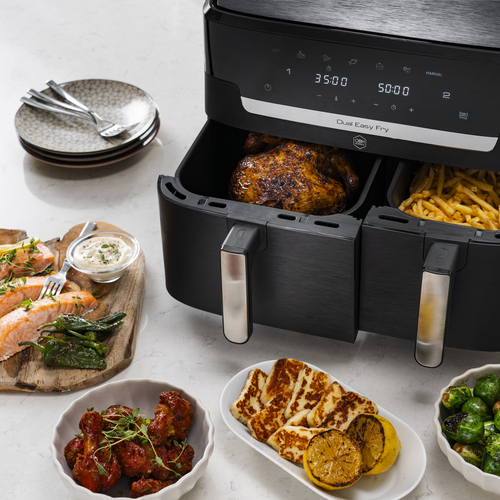 XXL Dual Easy Fry 11 L Sort - Air fryer 
