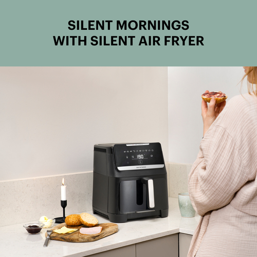 Easy Fry Silence Vision 7 l Sort – Air fryer