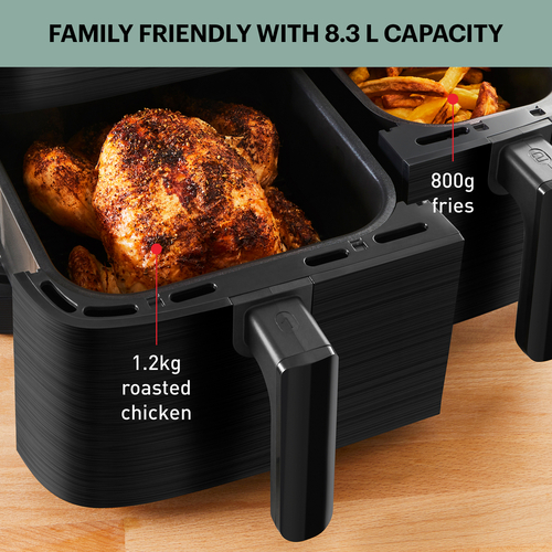 Dual Easy Fry – Air fryer – 8,3 l