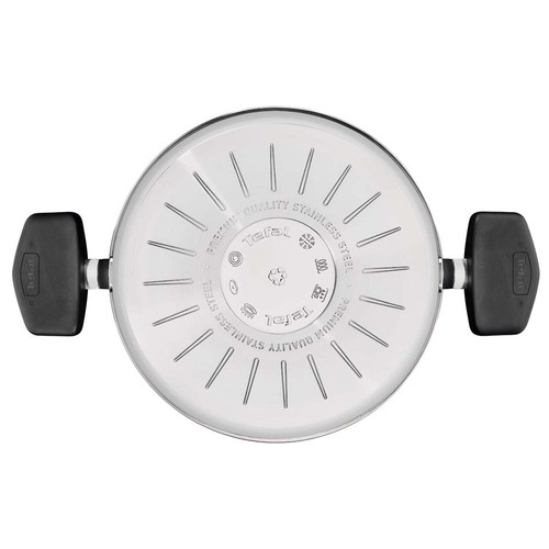 Gryde 20 cm/2,7L. med låg, Rustfrit Stål Ubelagt Emotion Plus SS 