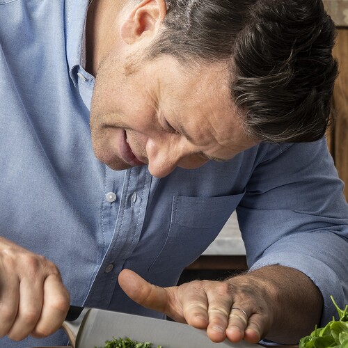 Jamie Oliver Knife set 6pcs Chef 15cm + Paring 9cm + Utility 12cm + Santoku 16,5cm + Bread 20cm + Slicing 20cm