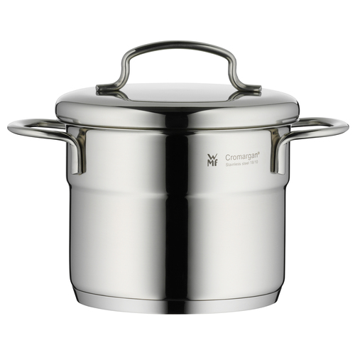 Mini gryde 12 cm /1,0 L med låg, rustfrit stål 