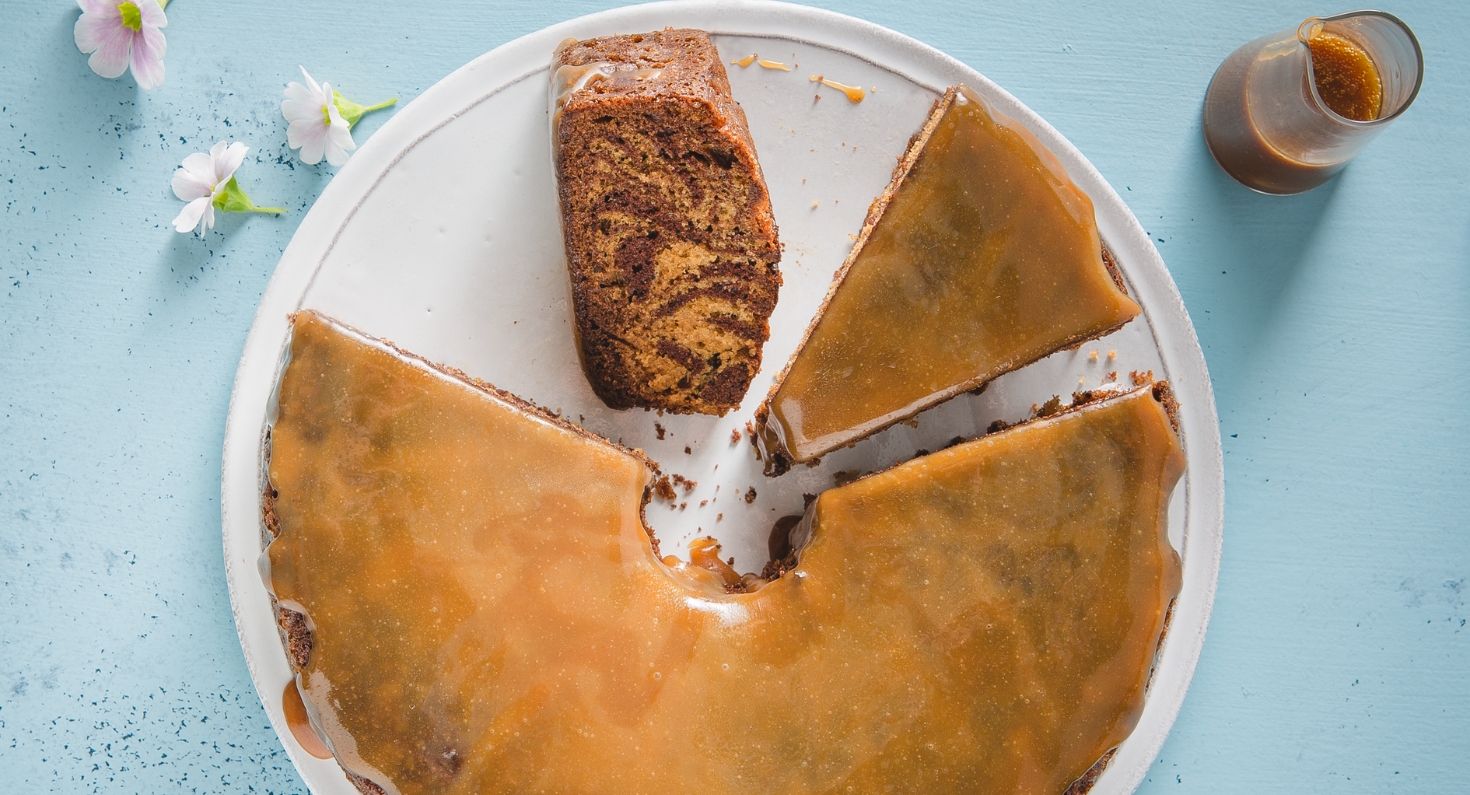 Choklad & karamell kaka i air fryer