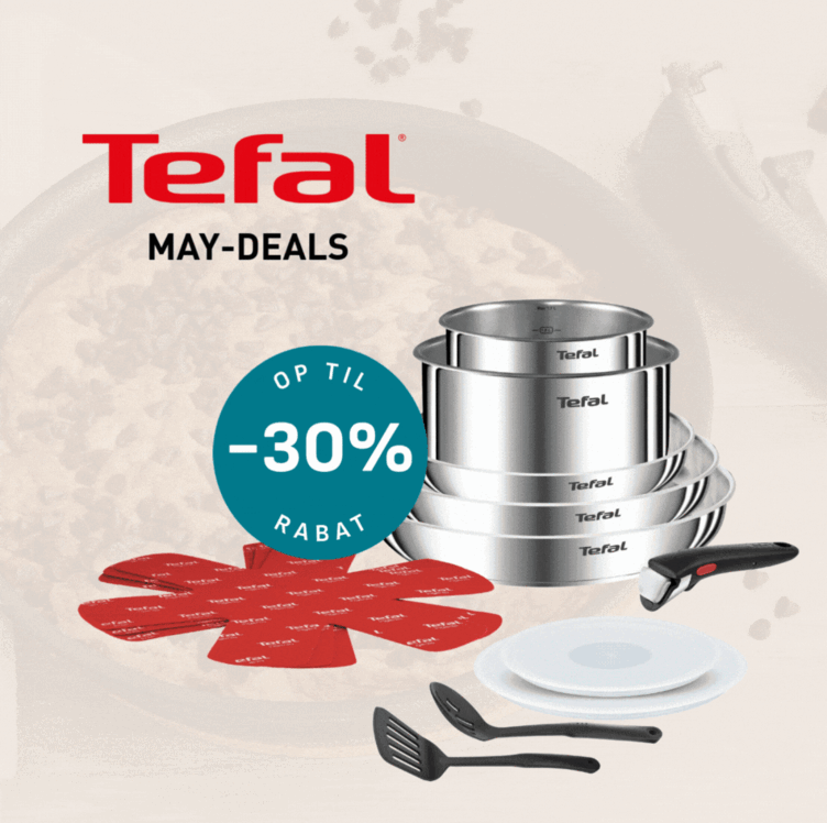 Har du set vores fantastiske Majtilbud på Tefal?