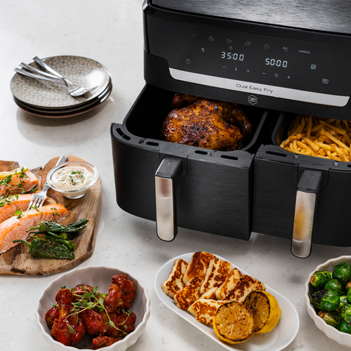 XXL Dual Easy Fry 11 L Sort - Air fryer 