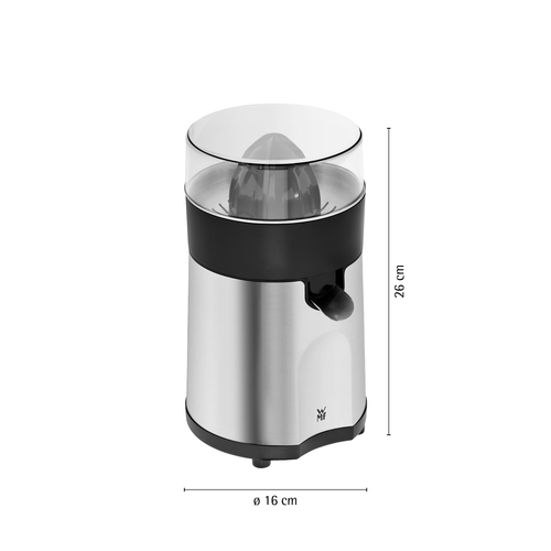 Stelio citruspresser med 2 tilbehør, 85 W, rustfrit stål 