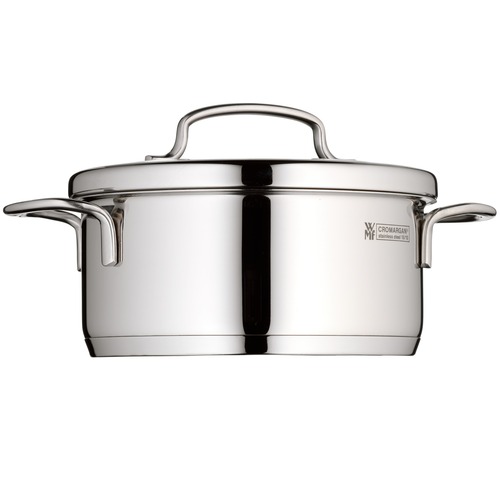 Mini gryde lav 14cm /0,9 L med låg, rustfrit stål 18/10 Cromargan® 