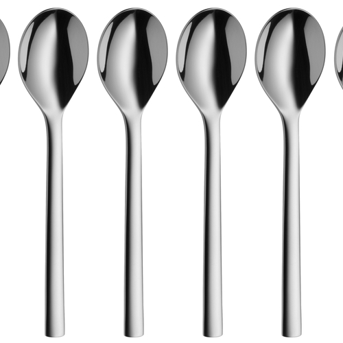 Nuova teskeer, 6 stk (13,5 cm) rustfrit stål Cromargan® 