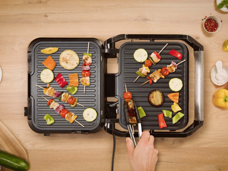 Tre funktioner i én grill