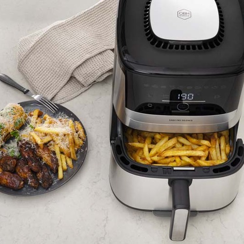 Easy Fry Silence-air fryer 5 l rustfrit stål 
