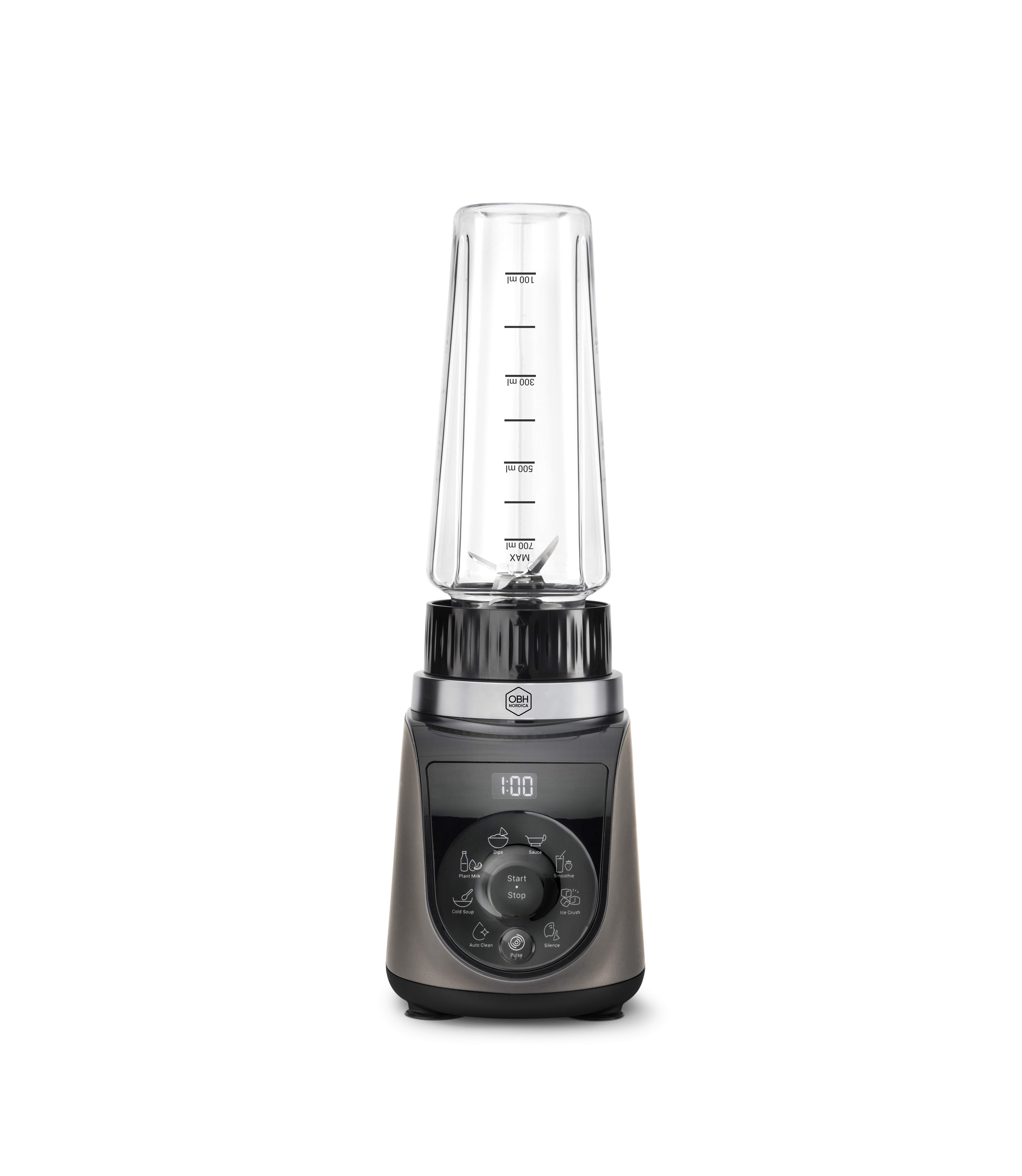 Blend Up Blender Warm Grey - 0,7L to-go-flaske