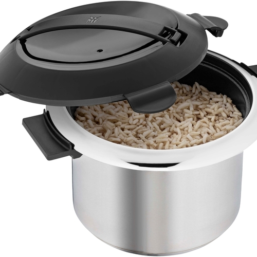 KitchenMinis riskoger med non-stick, varmeholdning og timer 