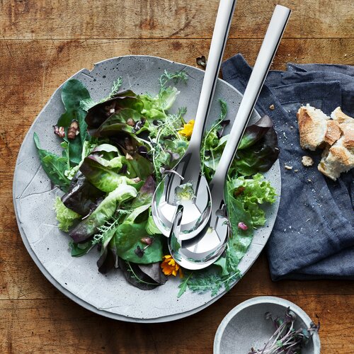 Nuova salatbestik 30 cm – 2 dele, rustfrit stål Cromargan® 