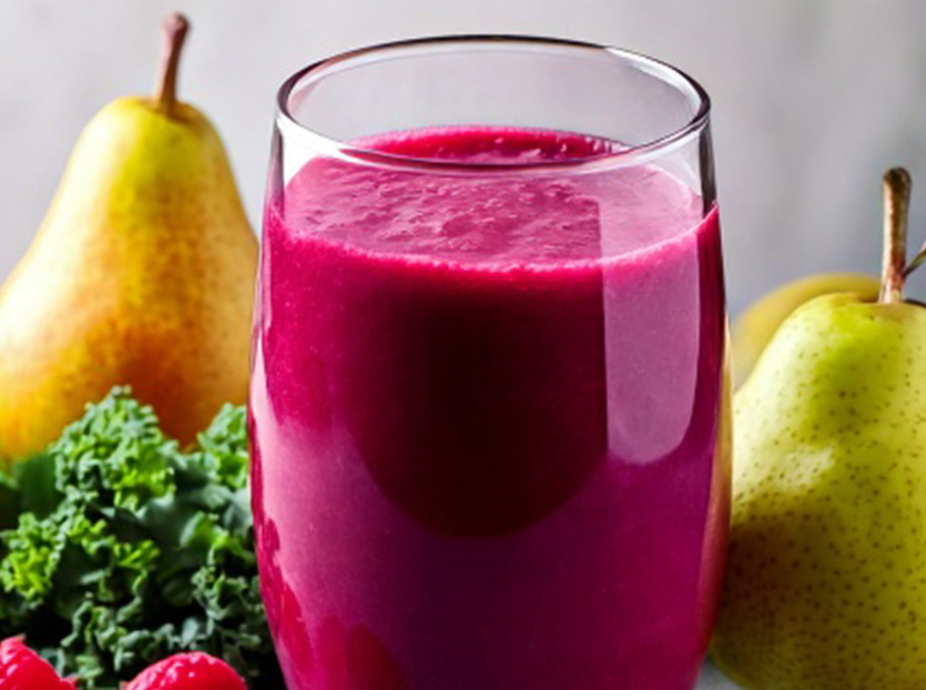 Grønkål, bær & banansmoothie